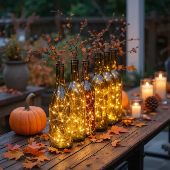 Wine Bottle Lights for DIY Charm