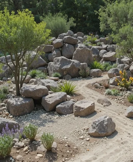 Add a Rock Garden for Structure