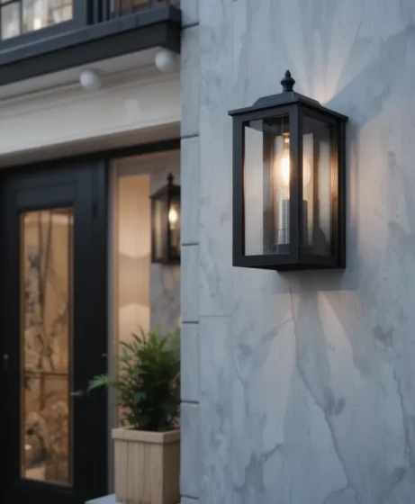 Black Metal Frame Lights