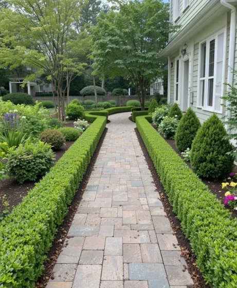 Boxwood Edging for Walkways