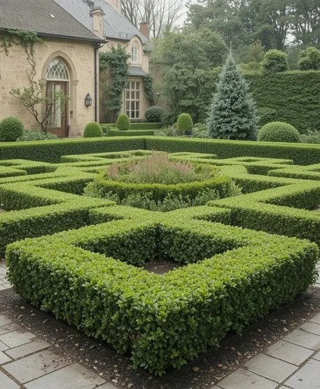 Boxwood Knot Gardens