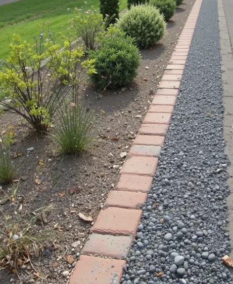 Brick and Gravel Combination