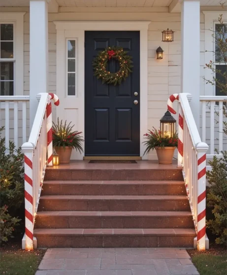 Candy Cane Pathway Lights