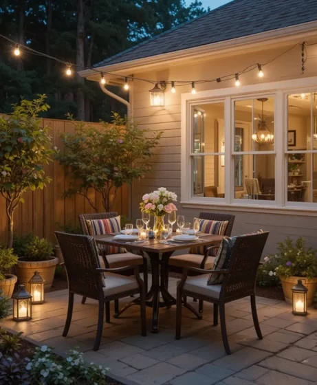 Create a Corner Dining Spot