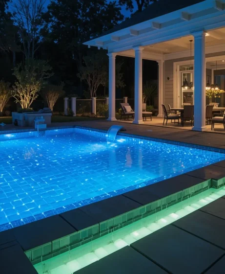 Glow-in-the-Dark Pool Tiles