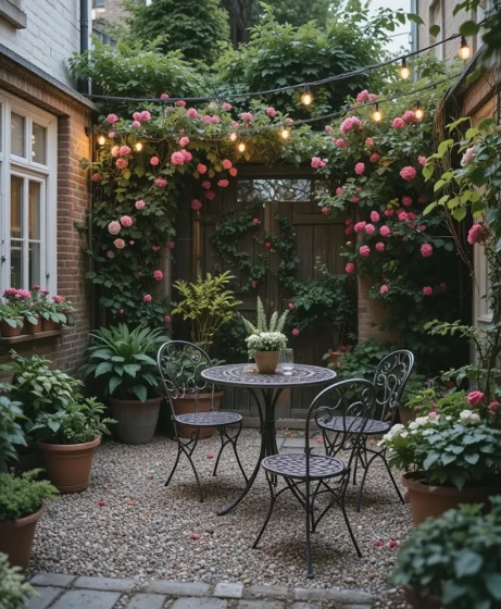 Gravel Courtyard Garden 