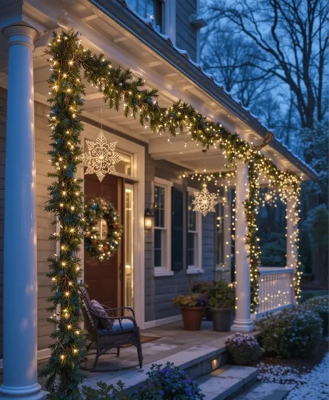Hanging Star or Snowflake Lights