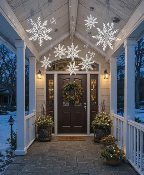 Hanging Star or Snowflake Lights