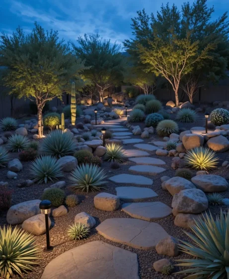Highlight Features with Solar Lighting