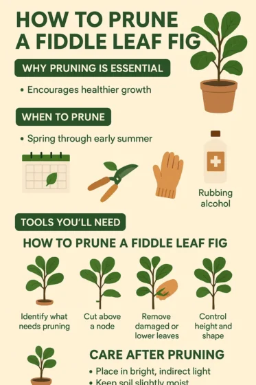 How to Prune a Fiddle Leaf Fig