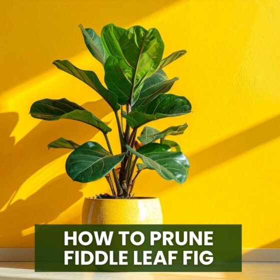 How to Prune a Fiddle Leaf Fig