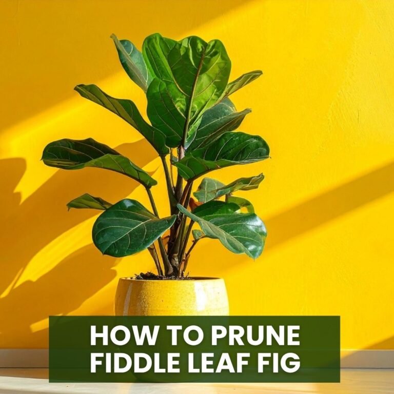 How to Prune a Fiddle Leaf Fig