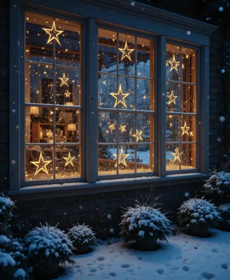 LED Stars in Windows