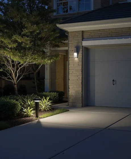 Motion Sensor Floodlights for Safety