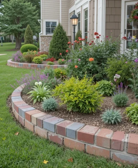 Painted or Stained Brick Edges