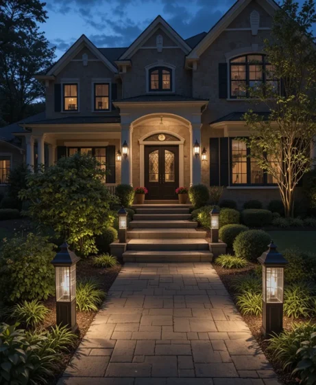 Pathway Lights for a Welcoming Glow