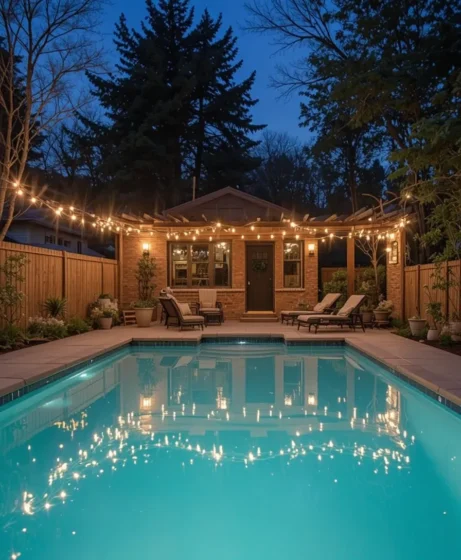 Poolside String Lights