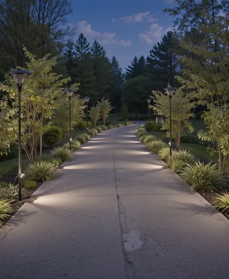 Solar Bollard Lights for a Clean Border Look