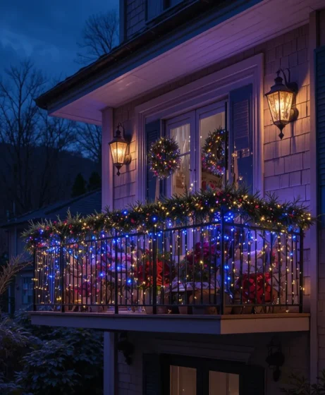 Solar-Powered Christmas Lights
