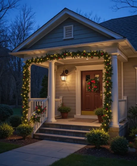 Solar-Powered Porch Lights