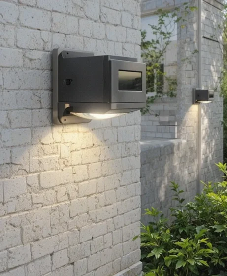 Solar-Powered Wall Lights