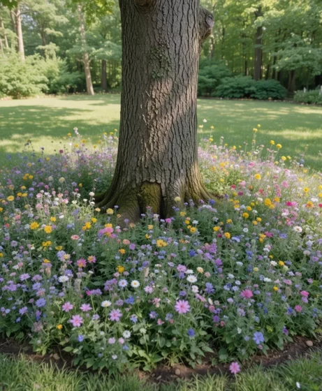 Spread Wildflowers for a Natural Look