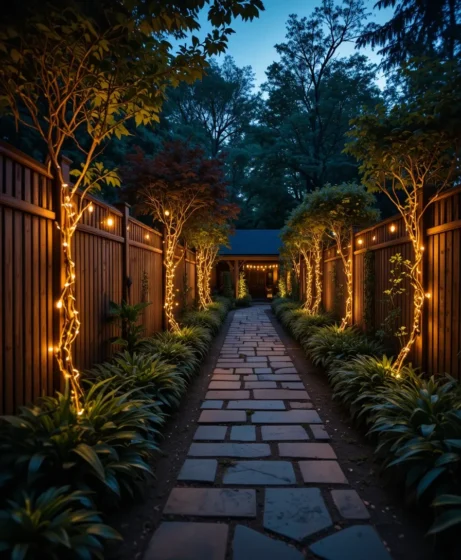 String Lights Along the Edges