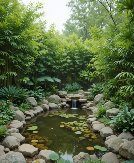 Bamboo and Tropical Plants