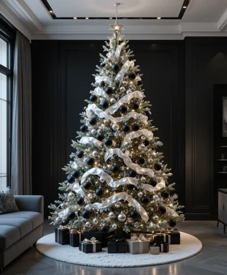 Black and White Chic Tree