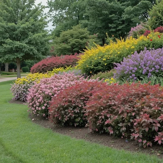 Flowering Shrub Layers
