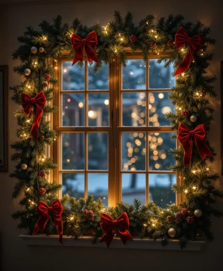 Garland with Twinkle Lights