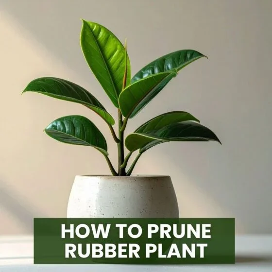 How to Prune Rubber Plant
