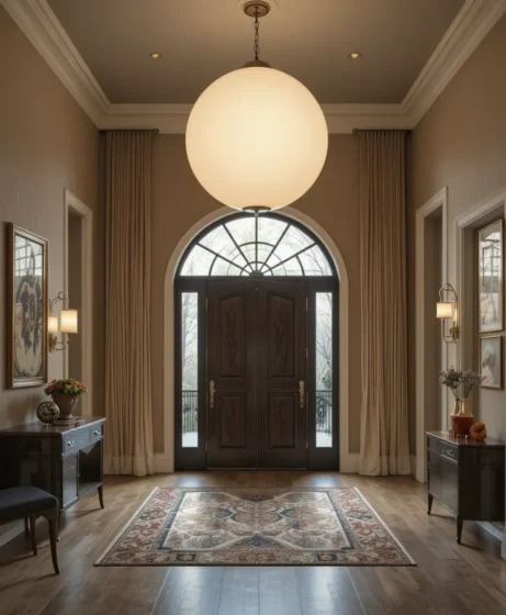 Oversized Globe Lights for Statement Appeal