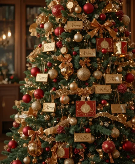 Personalized Gold Name Tags