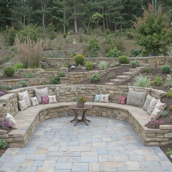 Retaining Wall Seating