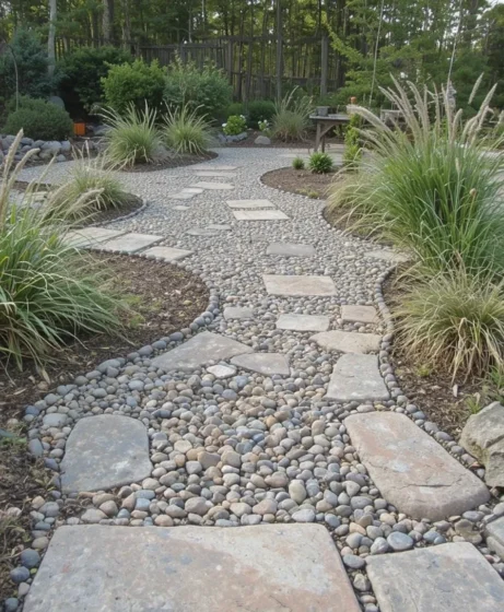 River Rock Patio Flooring