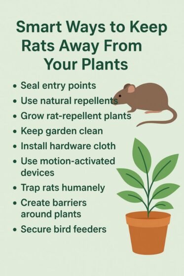 how to save plants from rats