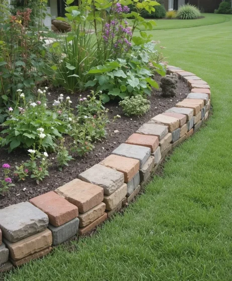 Brick and Stone Combo for Versatile Edges