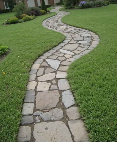 Flagstone Path Borders for Function and Style