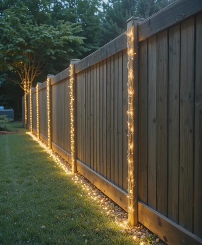 Rope Lights Along the Base