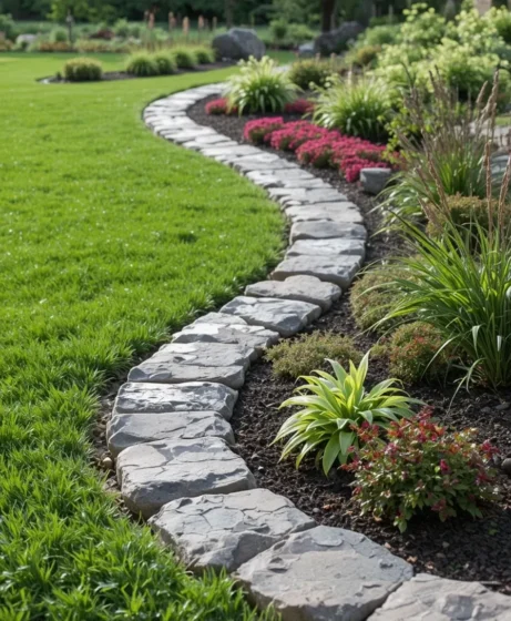Rough-Cut Stone Edges for Bold Texture
