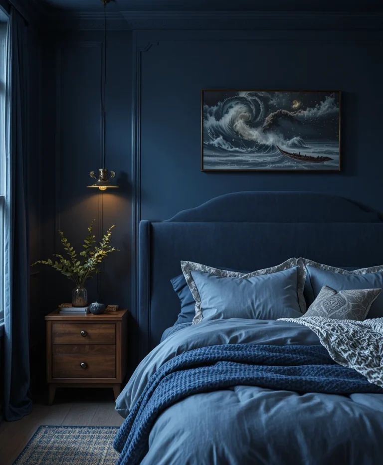 26 Navy Blue Bedroom Ideas That Feel Bold, Cozy, and Beautifully Modern