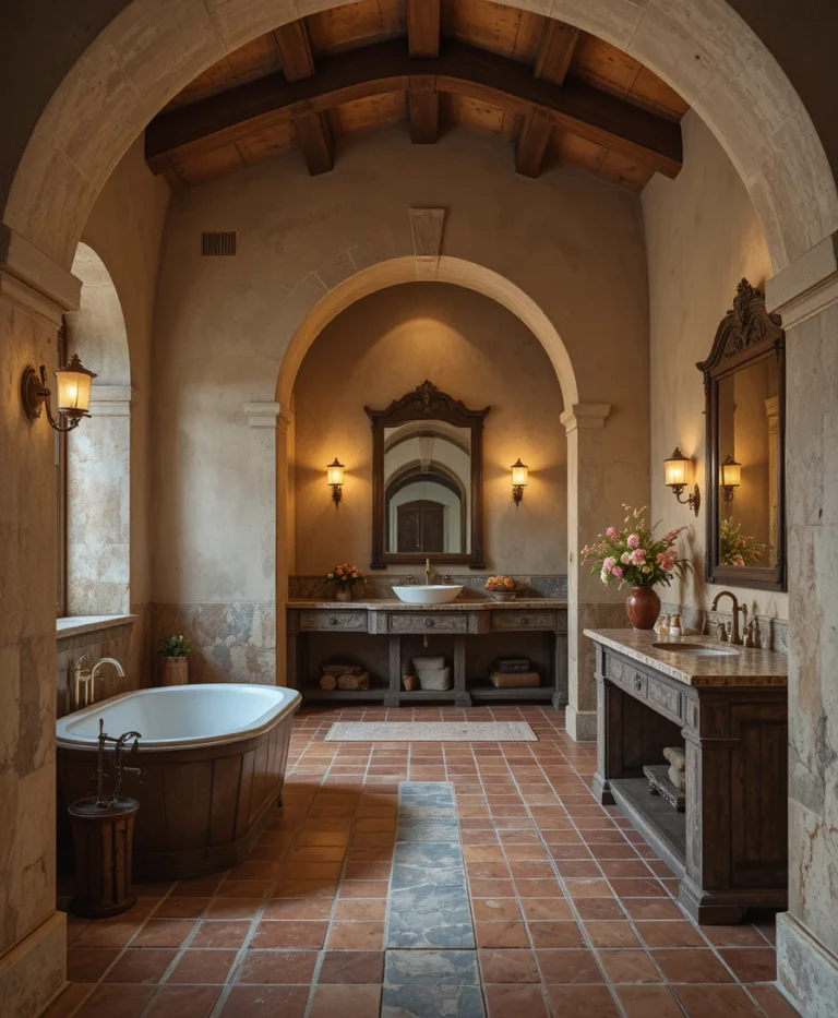 22 Tuscan Bathroom Ideas 2026 That Feel Warm, Elegant, and Timeless