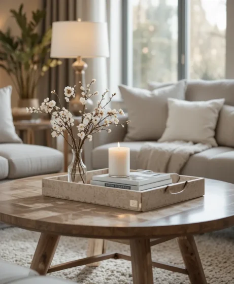 Balanced Coffee Table Decor