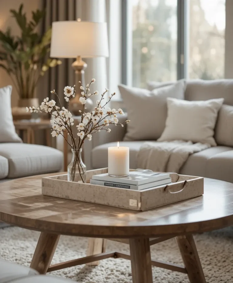 Balanced Coffee Table Decor