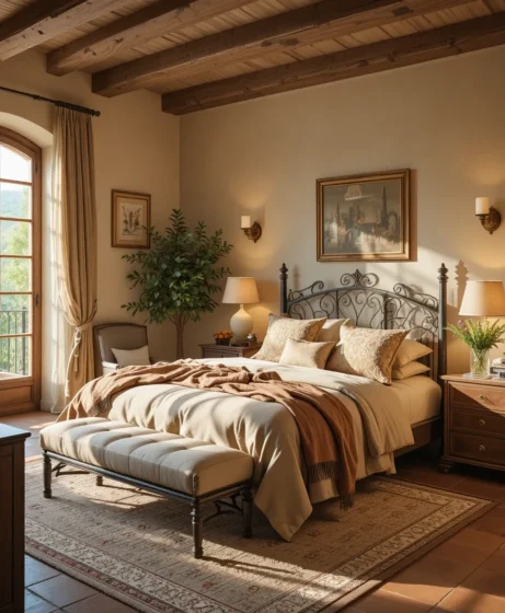 Balanced Tuscan Bedroom for 2026