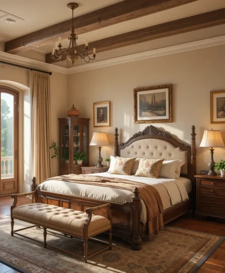 Elegant Tuscan Bedroom for Adults