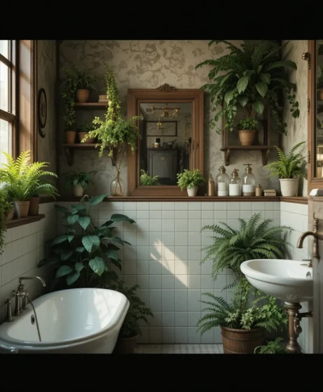 Greenery and Vintage Decor