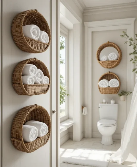 Hanging Baskets for Towels