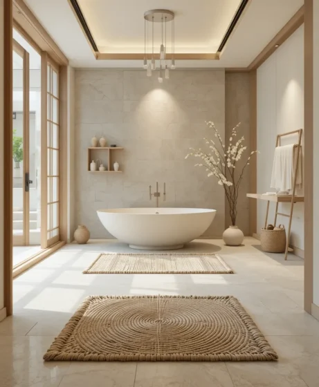 Japanese Bath Mat Styling